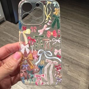 Colorful Bow Pattern Phone Case IPHONE 15 PRO